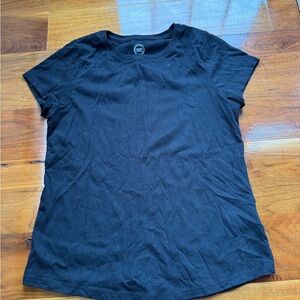 Wonder Nation Black Fitted Polo T-Shirt